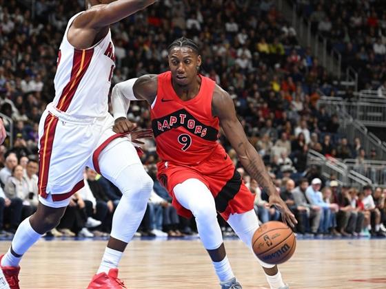 魁北克首场NBA赛：猛龙季前赛129-105不敌热火 连胜纪录终结