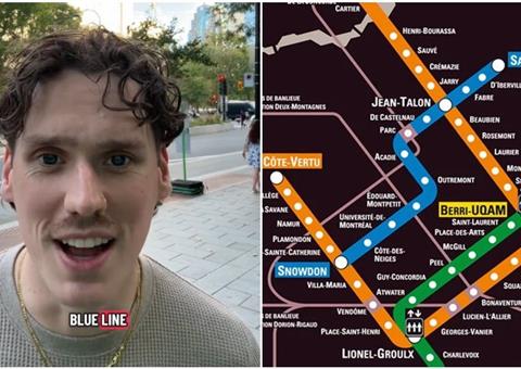 一位TikToker涉嫌批评STM蓝线，蒙特利尔市民群起反击