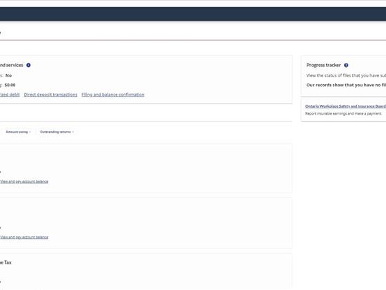 轻松注册CRA 企业账户 My Business Account
