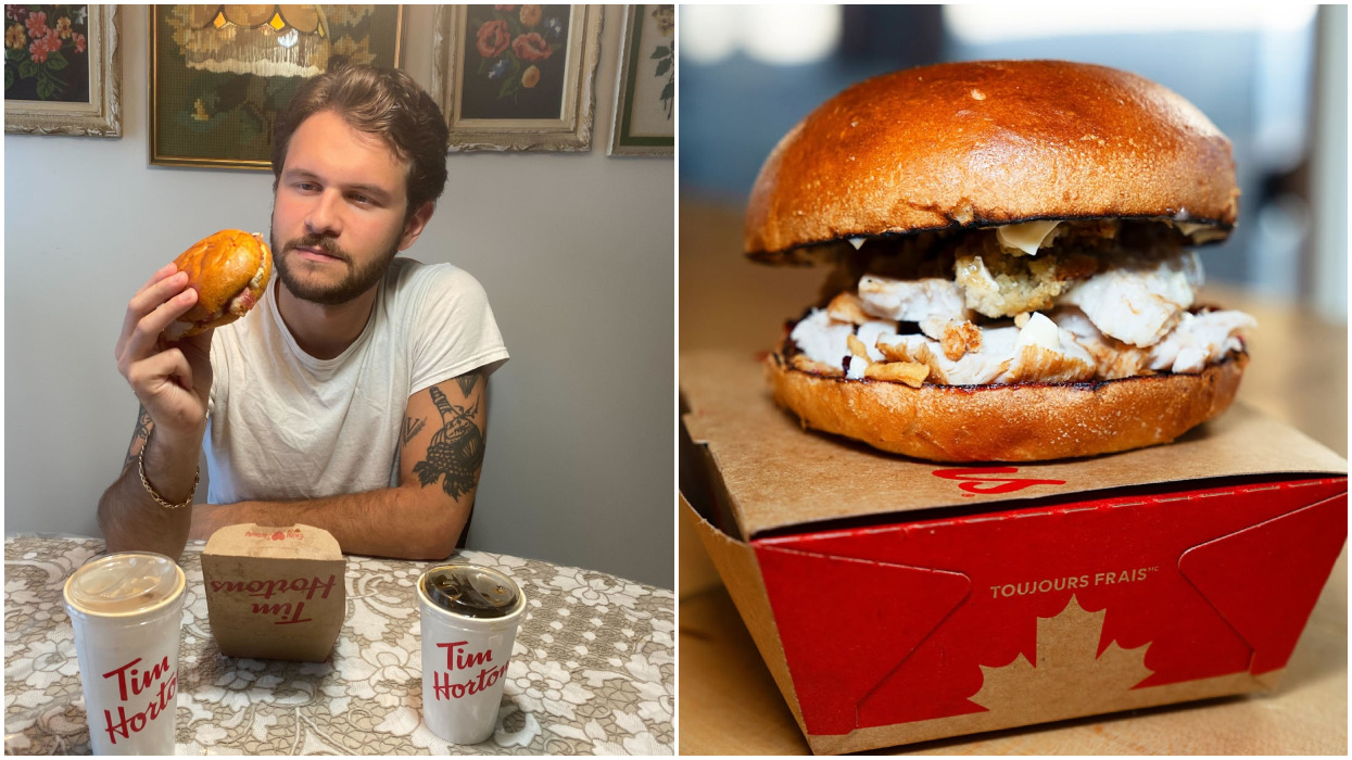 我试吃了Tim Hortons的感恩节三明治,结果让我感觉并不太感恩