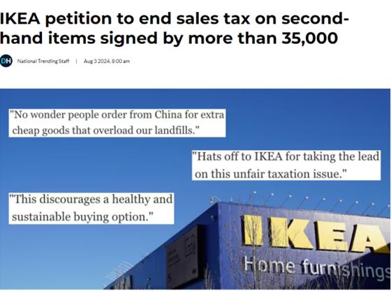 数万加国民众联署倡议：呼吁免税IKEA等商品以减轻生活负担
