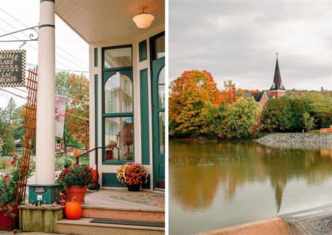 这个秋日色彩缤纷的湖畔小镇，被誉为魁北克最迷人的秘密宝藏
