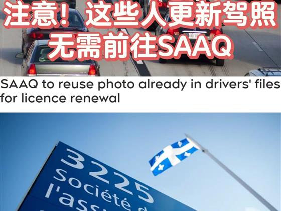 注意！魁省这些人更新驾照无需前往SAAQ