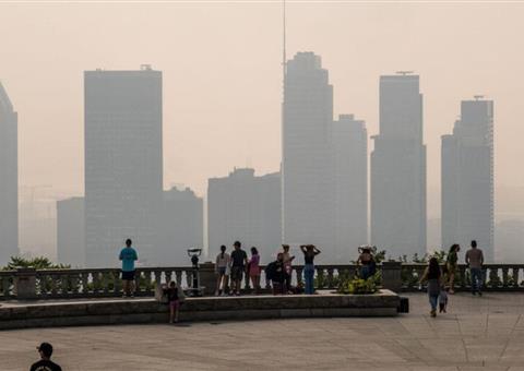 蒙特利尔空气质量惨降至印度水平，市民被提醒尽量留在室内
