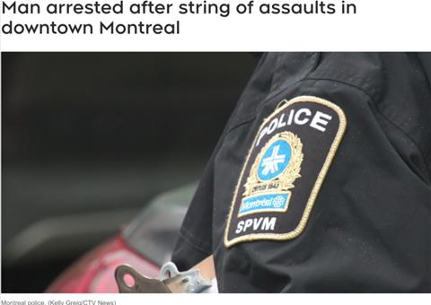 蒙特利尔市中心突发袭击事件 多人受伤 嫌疑人已落网