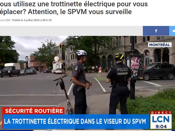 曝光！蒙特利尔警方加强监控街头，这些道路使用者要小心了