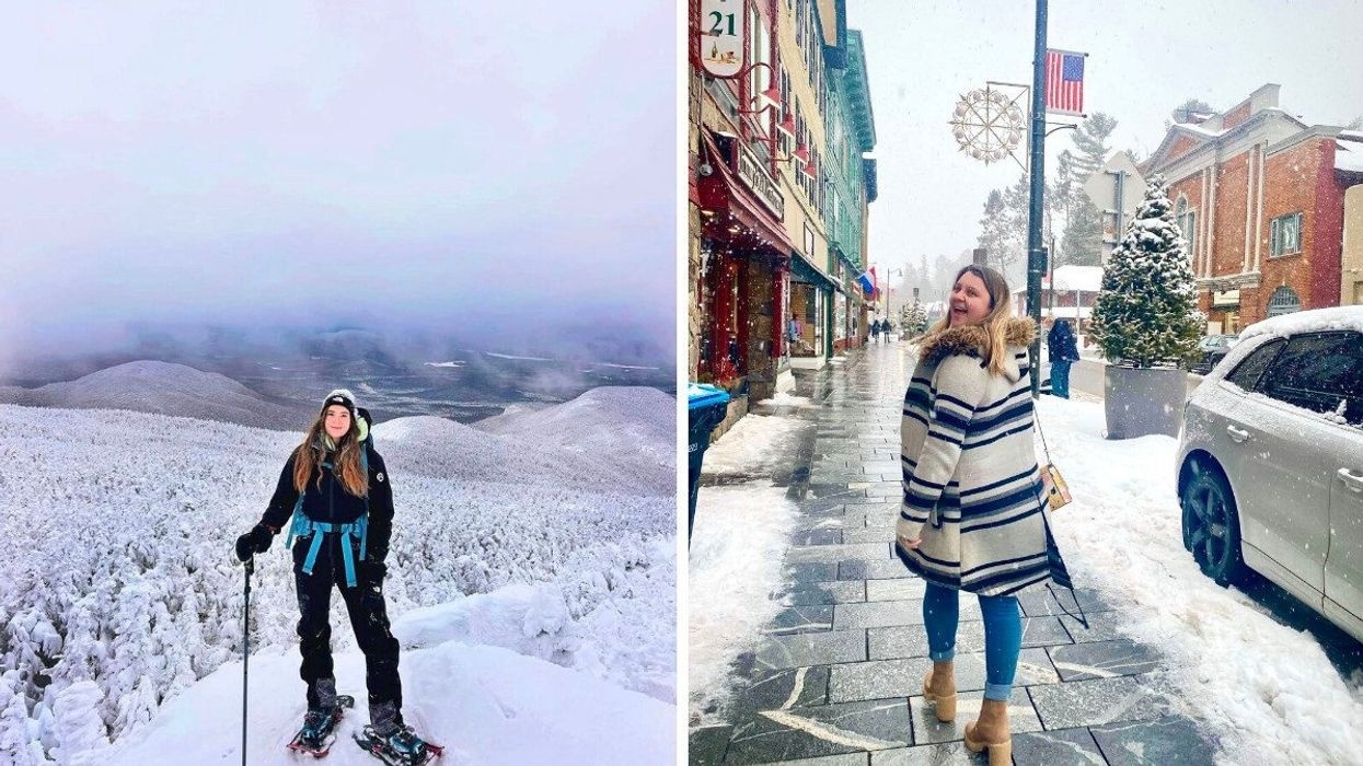 蒙特利尔附近的这座山城，宛如欧洲滑雪村，尽享瑞士阿尔卑斯的迷人风情