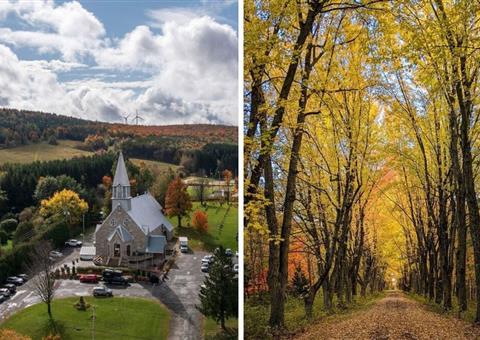 这处秘境被誉为“魁北克的小瑞士”，秋天更添迷人风采