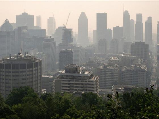 蒙特利尔今日空气质量跌至全球最差水平，印中大城市也难以比拟
