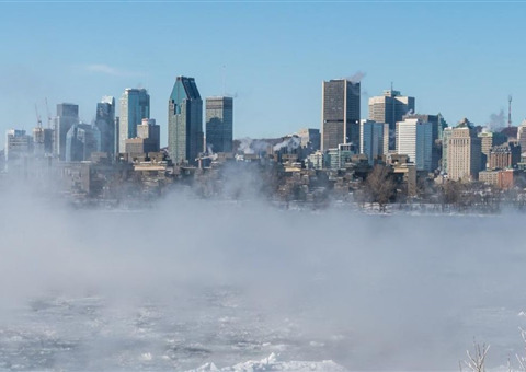 蒙特利尔本周将进入深度寒潮，风寒指数可能低至-25°C