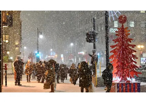 蒙特利尔圣诞前降雪将达15厘米，天气即将变得混乱不堪
