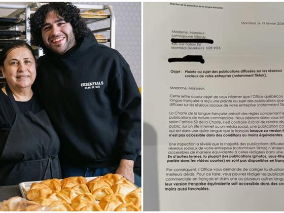 魁北克语言监督机构就蒙特利尔一家面包店在社媒使用英语过多进行干预