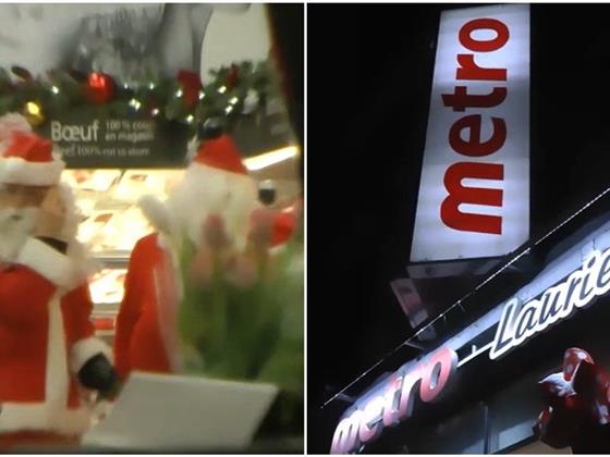蒙特利尔超市圣诞装扮盗窃案：涉约3000美元食品，警方调查