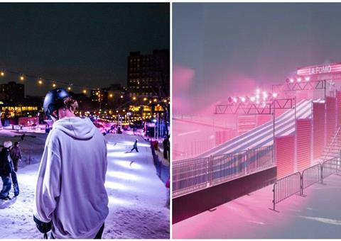 蒙特利尔市中心免费滑道公园回归，6条冷藏雪道迎客
