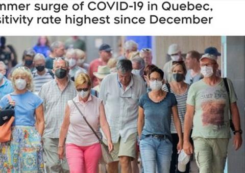 魁省新冠疫情再度升级：每周死亡人数超30人，警钟敲响